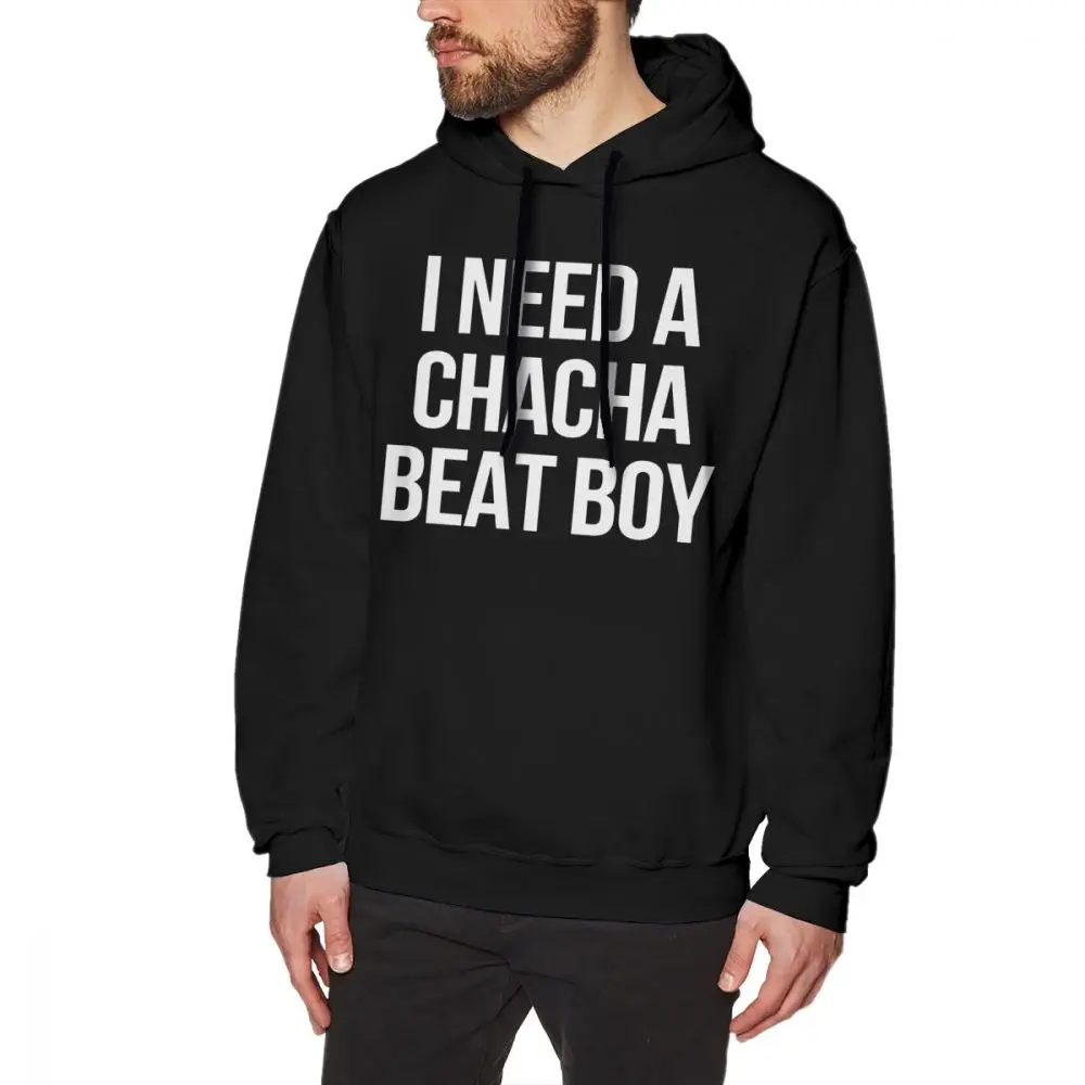 

Jay Park Hoodie Jay Park I NEED A CHACHA BEAT BOY Hoodies Grey Cool Pullover Hoodie Winter Cotton Long Loose Mens Large Hoodies