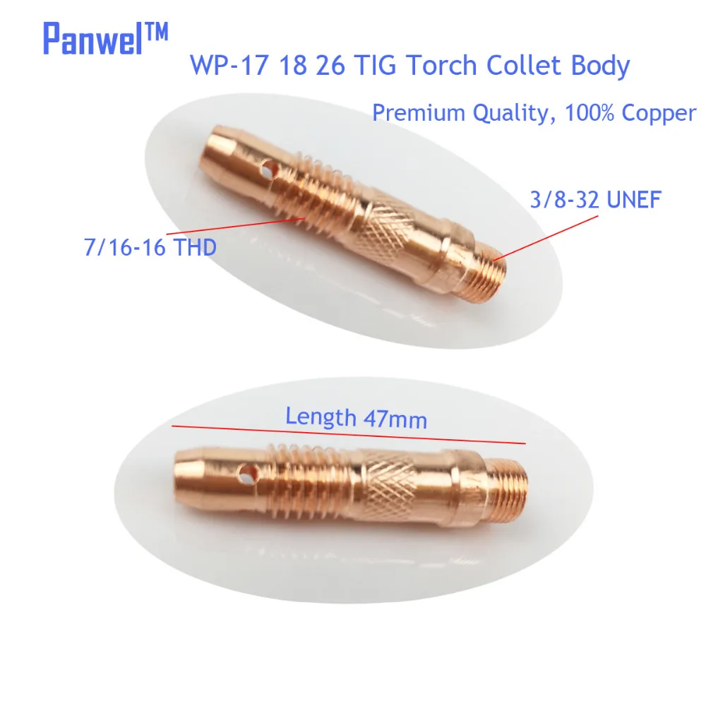 10 10N28 1//8/" TIG torch welding collet body 17 18 26