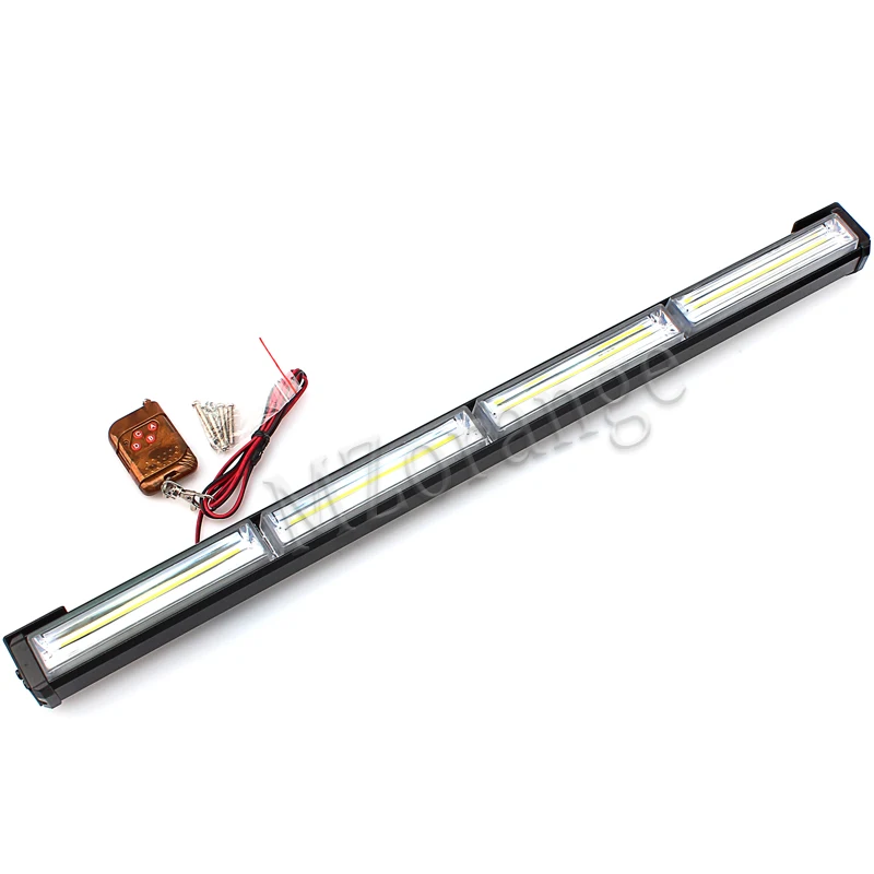 MZORANGE 59CM 12V/24V COB Car Truck LED Strobe Flash Warning Light Bar Car Styling Fireman Police E - 32972650792