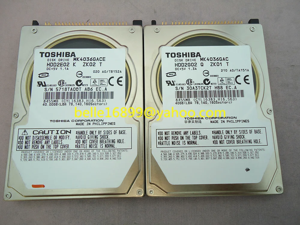 

Wholesales MK4036GAC MK4036GACE DISK DRIVE HDD2E02 2G02 DC+5V 1.3A/1.1A 40GB 8455MB FOR mercedes-benz car HDD navigation system