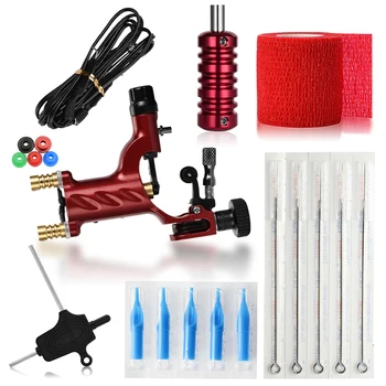 

ATOMUS WSTZ001002 Profesional Red Portable Versatile Tattoo Machine Practice Component Tattoo Machines