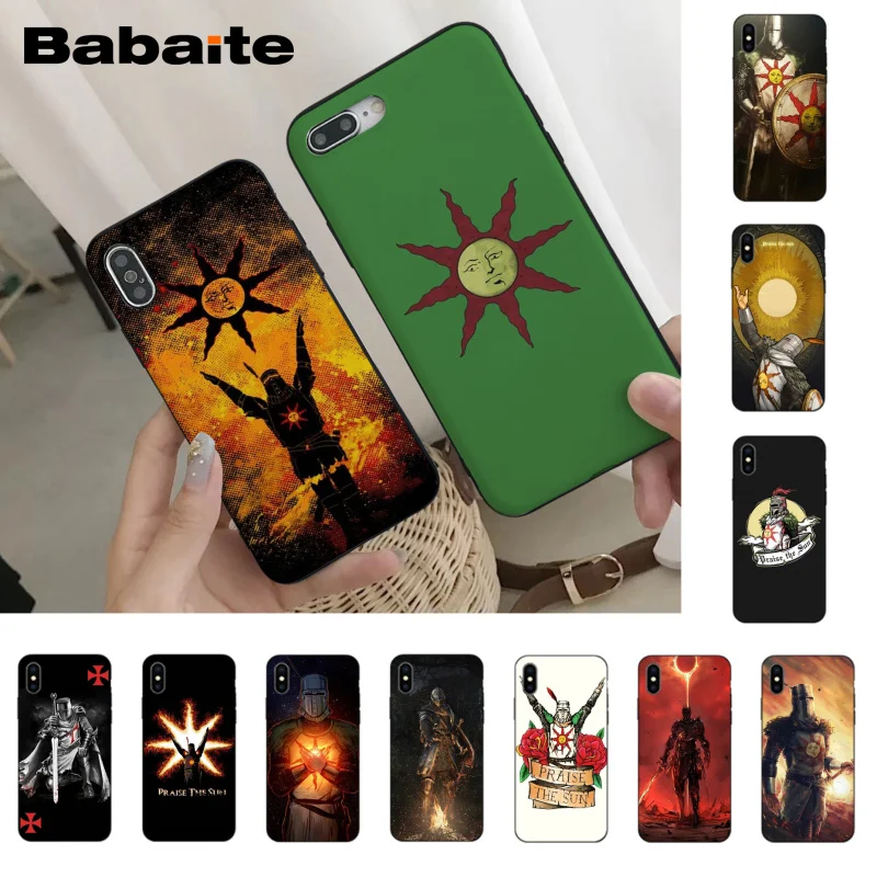 

Babaite Praise the Sun Dark Souls New Arrival Phone Ultrathin Case for iPhone Xr XsMax 8 7 6 6S Plus Xs X 5 5S SE 5C Cases