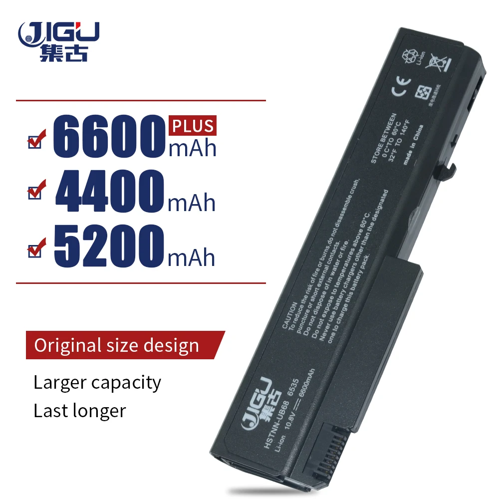 Jigu Аккумулятор для Hp 6535 6530 6730b HSTNN-UB69 UB68 HSTNN-XB0E EliteBook 8440p 8440w ProBook 6445b 6540b