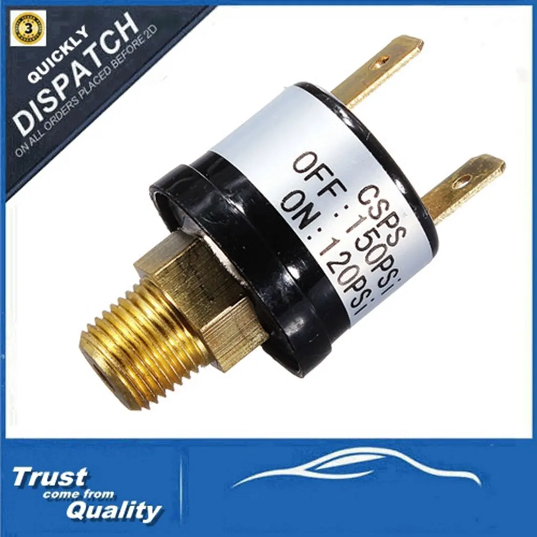 120 150 PSI Train Horn Trumpet Air Compressor Pressure Control Switch