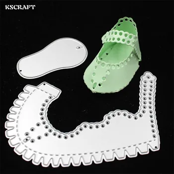 

KSCRAFT Baby Shoes Metal Cutting Dies Stencils for DIY Scrapbooking/photo album Decorative Embossing DIY Paper Cards