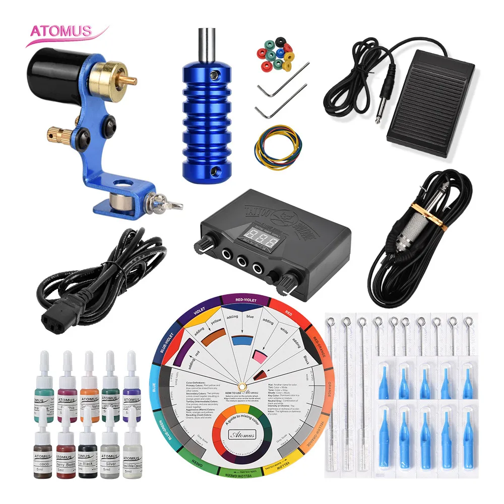 

Rotary Tattoo Machine Set Pen Maquina De Tatuar Rotativa Herramientas Quit Tatuajes Permanent Insumos Para Kit Tatouage Maquinas
