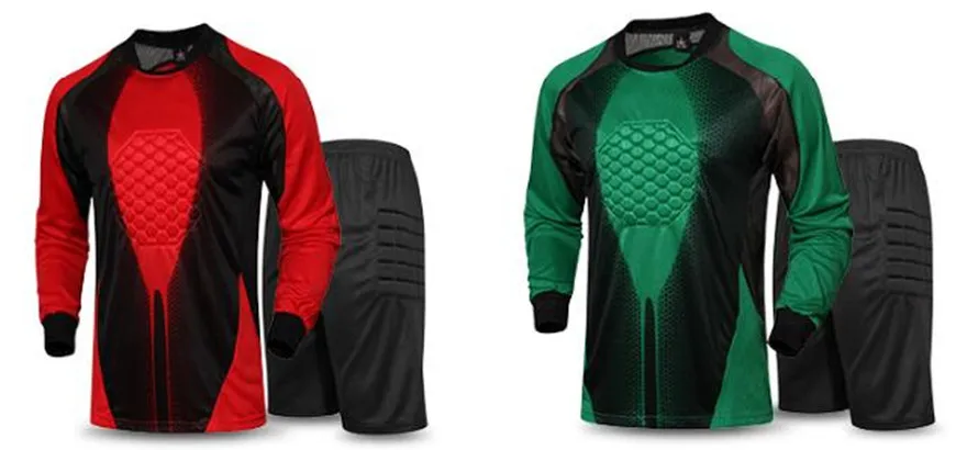 homens camisa futebol kit malha esponja proteção