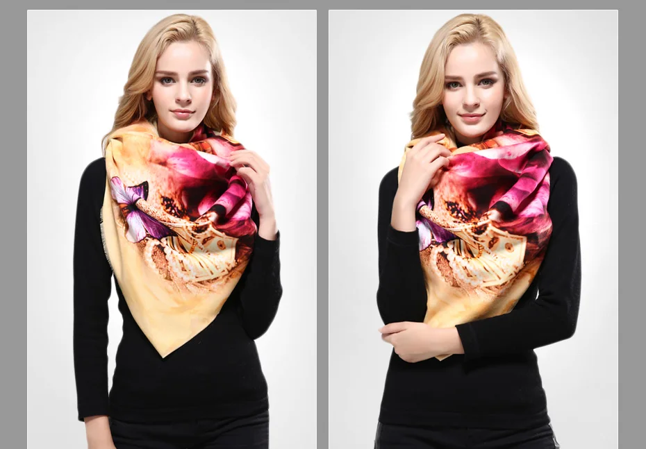 [VIANOSI] дизайн, бандана с принтом, зимний шарф, женские шали, плотные теплые шарфы, шерстяной брендовый шарф, женская накидка, VA070