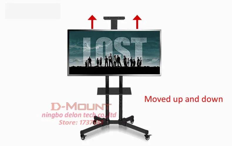 D-جبل DL-SP1 اقتصادية الميل التلفزيون المحمول السلة رفع 30 \