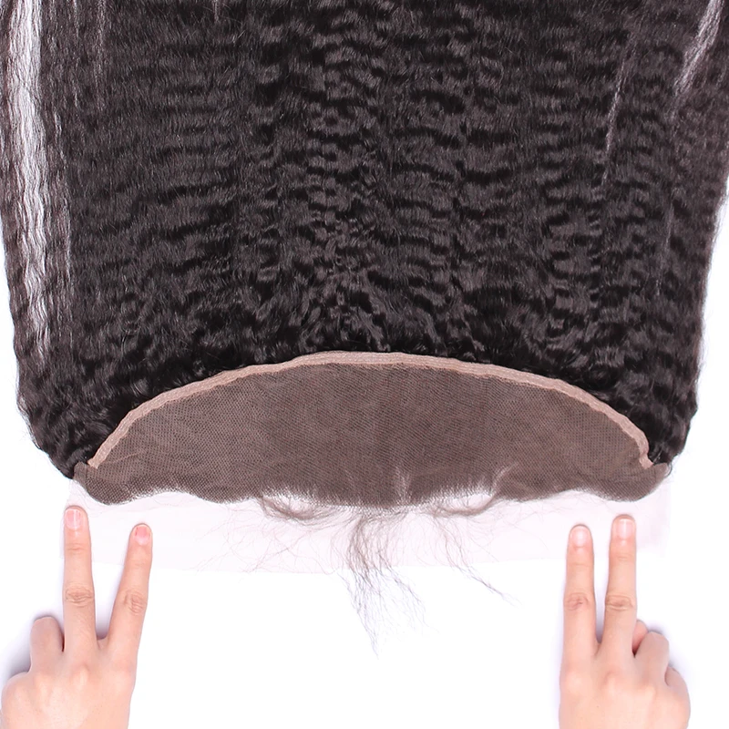 Кудрявые прямые закрытием кружева фронтальной человеческих волос бразильский Волосы remy 13x4 кружева купольными и фронтальными париками с детскими волосами dolago