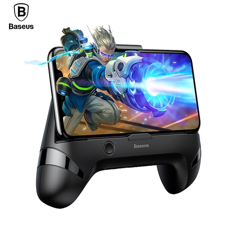 Baseus Gamepad Game Handle Holder For iPhone Samsung Xiaomi Mobile Phone Holder Cooling Phone Game Controller Support Charge