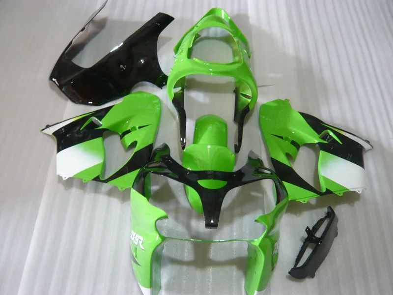 

Hi-grade Motorcycle Fairing kit for KAWASAKI Ninja ZX9R 00 01 ZX 9R 2000 2001 ABS Cool Green black Fairings set+Gifts KB11