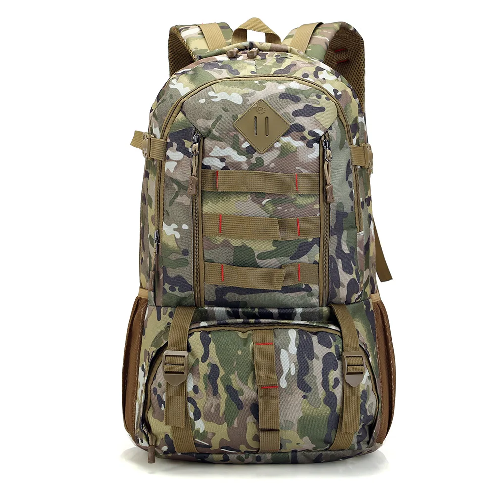 

2018 hot new male military backpacks bag high grade waterproof 50 L backpack multi-function super large capacity travel bags