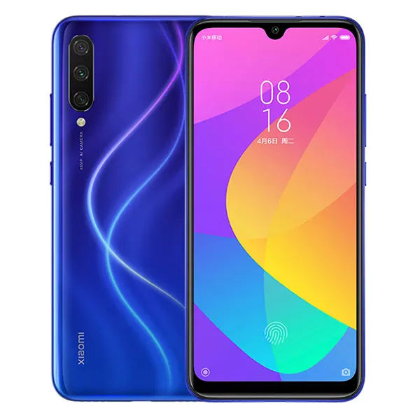 Мобильный телефон Xiaomi mi CC 9 E mi CC9E 6 ГБ 64 ГБ, Восьмиядерный процессор Snapdragon 665, 6,088 дюймов, 48мп, тройная камера, 4030 мАч, отпечаток пальца - Цвет: Blue