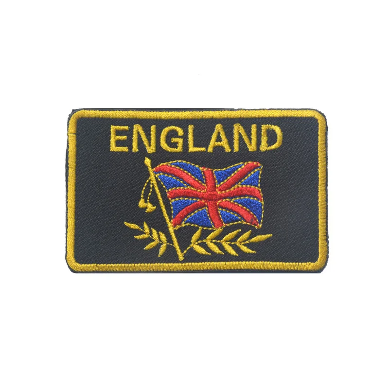 The Union Jack Morale Patch Flag Of U.K. Тактическая повязка на руку значок 3D вышитая аппликация