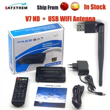 SATXTREM Digital tv satellite decoder Freesat V7 HD satellite receiver DVB-S2 +1PC WIFI Antenna Full 1080P support ccam youpron