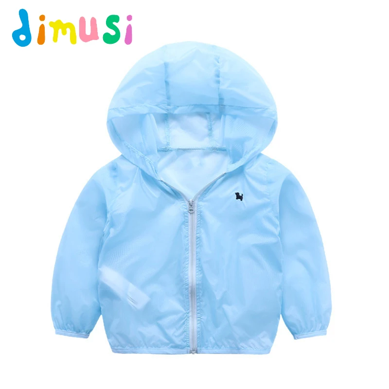 DIMUSI Summer UVproof kids sunscreen Jackets for kids Coat Jacket unisex softshell ultralight