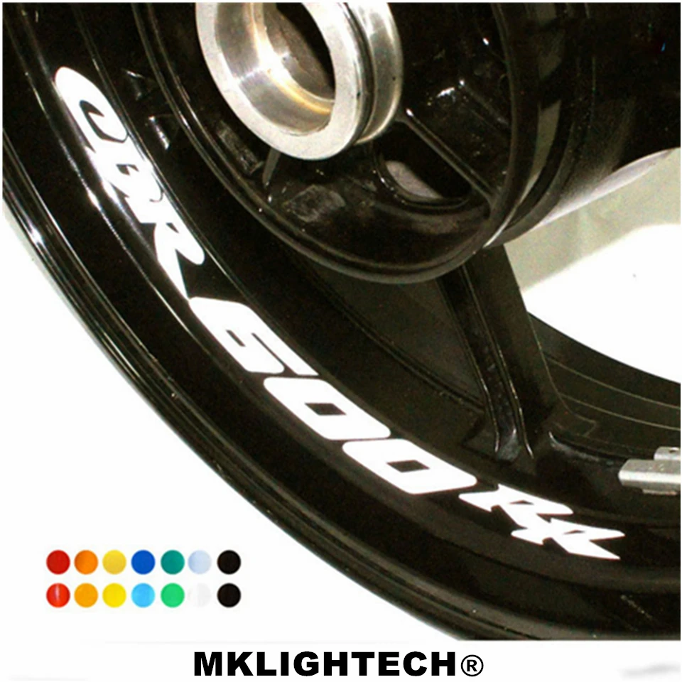 8 X CUSTOM INNER RIM DECALS WHEEL Reflective STICKERS STRIPES FIT HONDA CBR 600 RR | Автомобили и мотоциклы