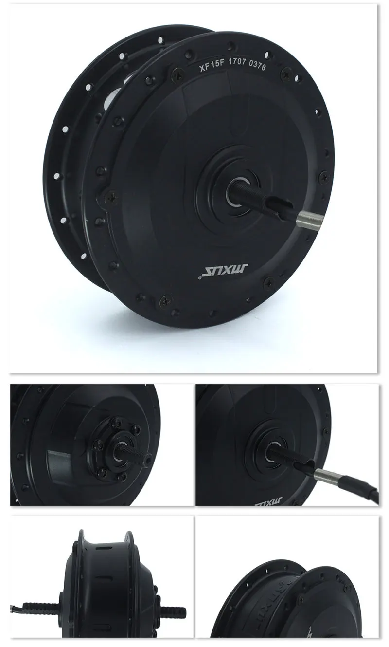 Clearance 36V 350W 48V 500W XF15F XF15R High Speed Brushless Gear Hub Motor E-bike Motor Front Rear Wheel Drive MXUS Brand 18