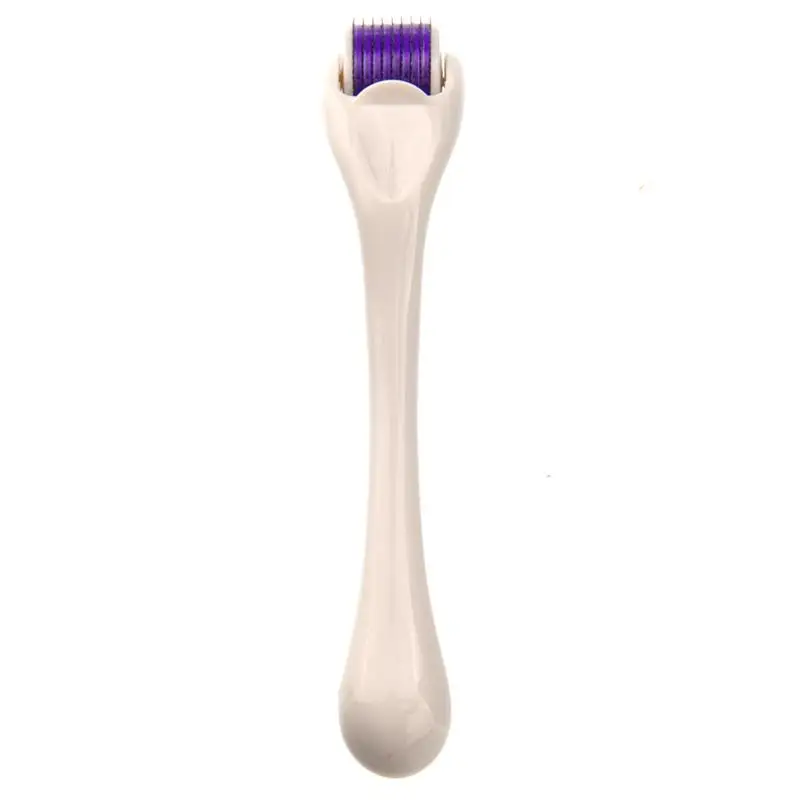 TinkSky TS2 540-Needles Micro-needle Roller Medical Therapy Skin Care Tool- 0.2mm Needle Length(White+Purple