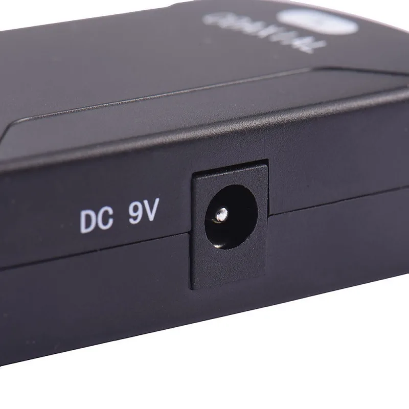 Коаксиальный преобразователь сигнала Toslink SPDIF для DVD с американской вилкой|Кабели