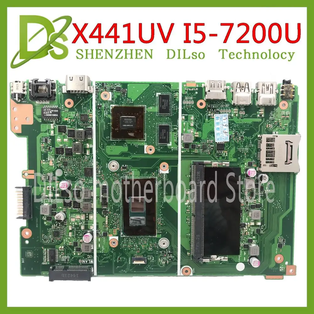 KEFU X441UV материнская плата для ASUS X441U ноутбуков I5 7200 PM N16S GMR S A2 оригинальная