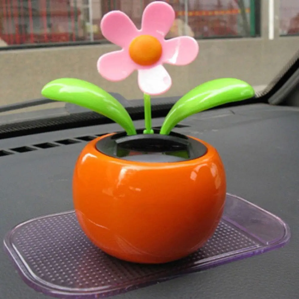ZHOUBA Funny Solar Power Dancing Car Decor Solar Powered Dancing Swinging Animated Flower Toy Car Styling Home Decoration Green ZHOUBA Funny Solar Power Dancing Car Decor Solar Powered Dancing Swinging Animated Flower Toy Car Styling Home Decoration Green