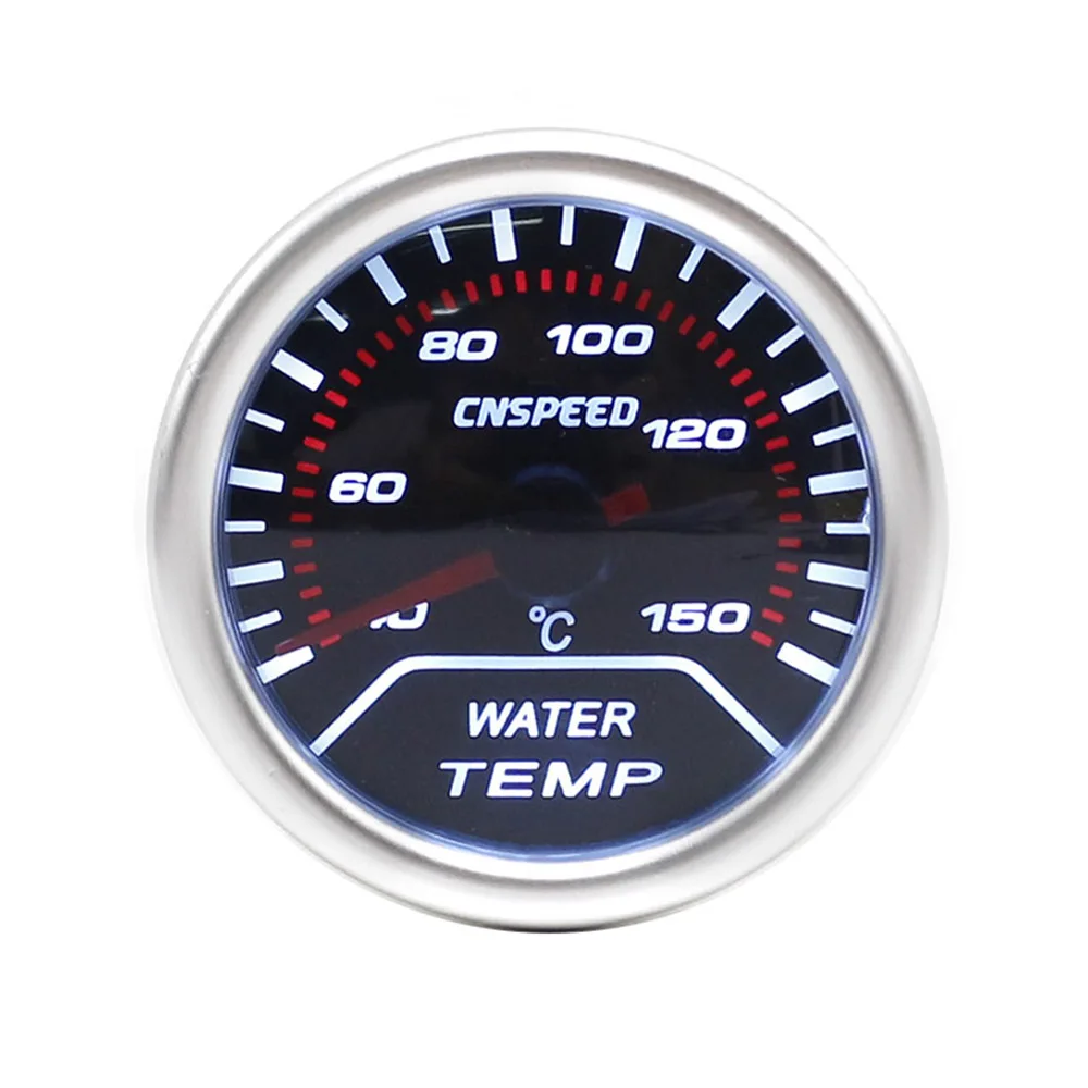 CNSPEED " 52 мм Автомобильный датчик наддува бар psi температура выхлопных газов температура воды температура масла пресс воздуха топлива Датчик вольтметр Тахометр - Цвет: Water Temp Gauge