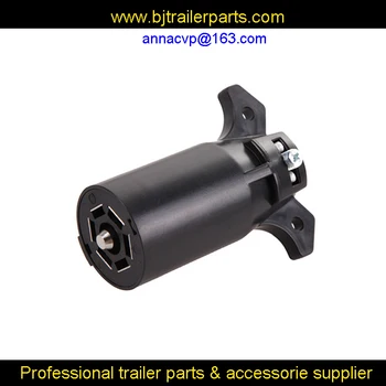 

7 poles blade round truck trailer plug 7-way RV trailer connector replacement 7 pin male trailer end,trailer parts, accessories.