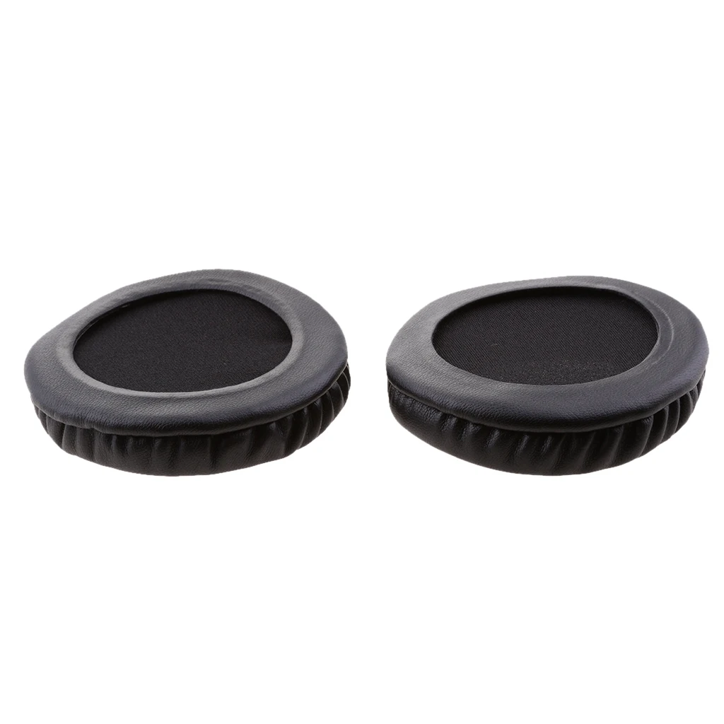 80mm Ear Pads Cover Pad Cushion Replacement For Headphones Headset 3 1/8inch High elasticity durable light-weight soft
