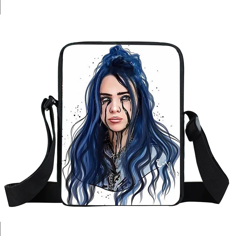 Billie Eilish mini messenger bag hip hop crossbody bags women handbag ...