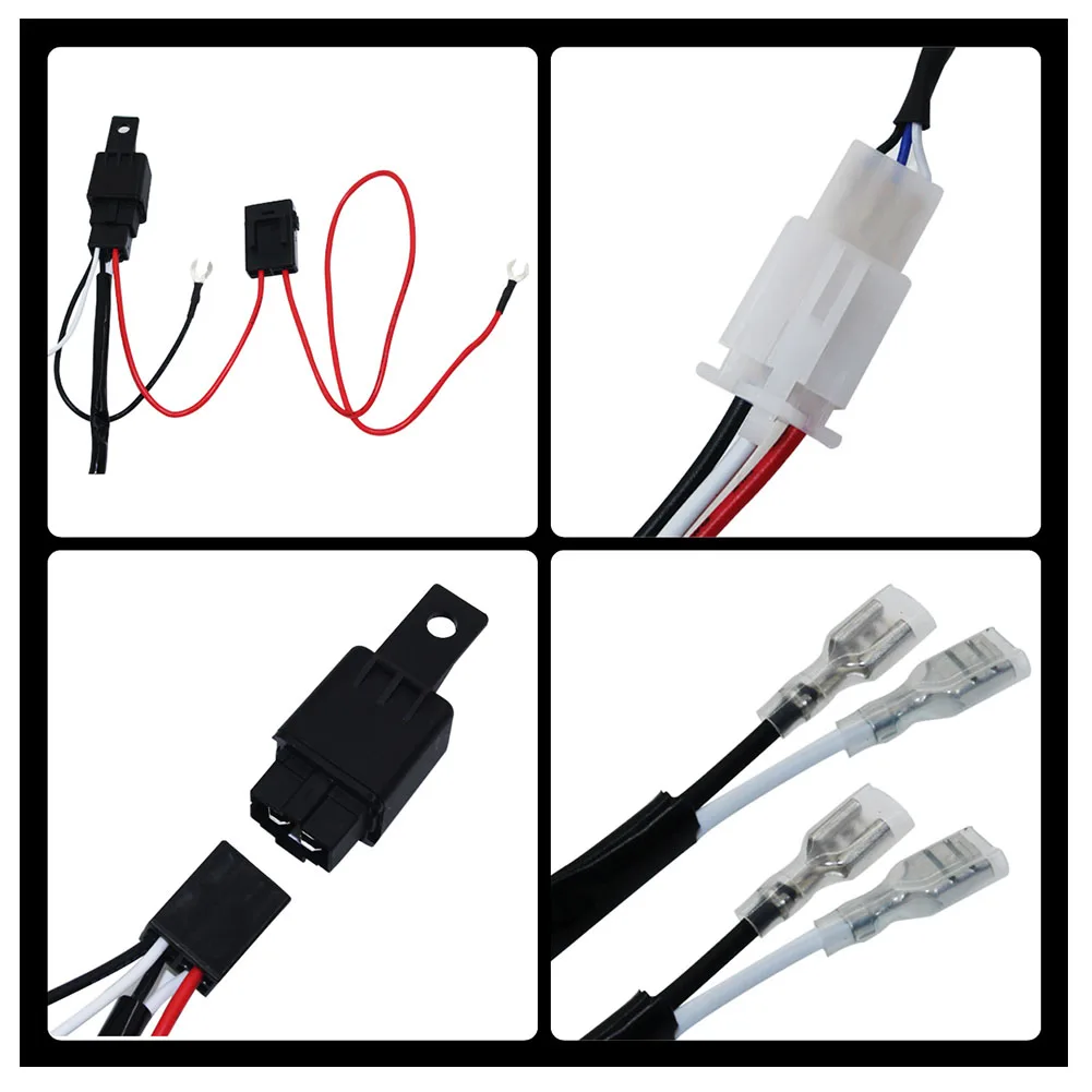 Переключатель 1 до 2 комплект 12 V 24 прочный свет бар жгута проводов для вождения