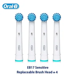 Premium Oral-B Replacement Toothbrush Heads - Rotating Electric Brush Heads (4 EB17 brush heads)