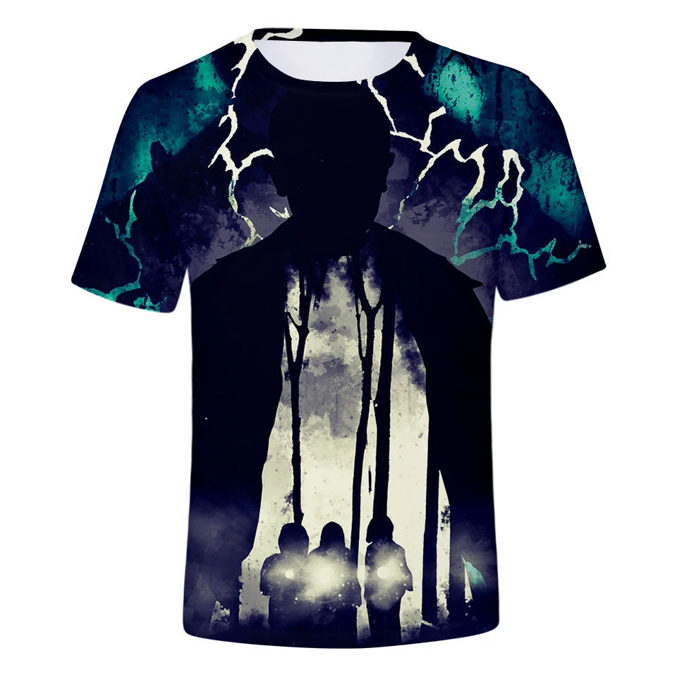 New Stranger Things T-shirt Funny Anime 3D print T shirt Short Sleeve popular TV shows ordinary Tops 2019 Summer Shirt Men 4XL |