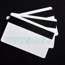 200 шт. пустой Пластик CR80 марка «hico» магнетическая лента карт ISO стандартного размера печатная пластиковая карта с магнитной полосой