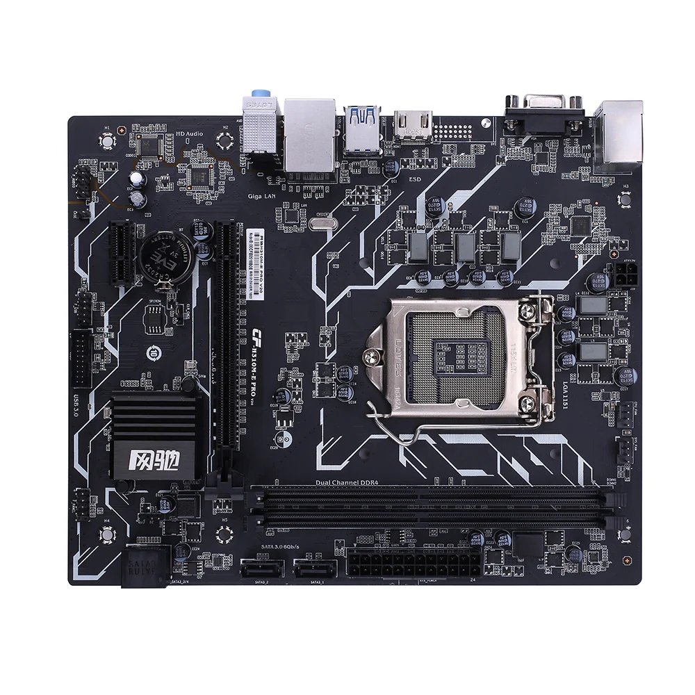 

Colorful H310M-E PRO V20 Motherboard Mainboard Systemboard Intel LGA 1151 port Coffee Lake-S DDR4 Processor SATA3.0 6Gb/s