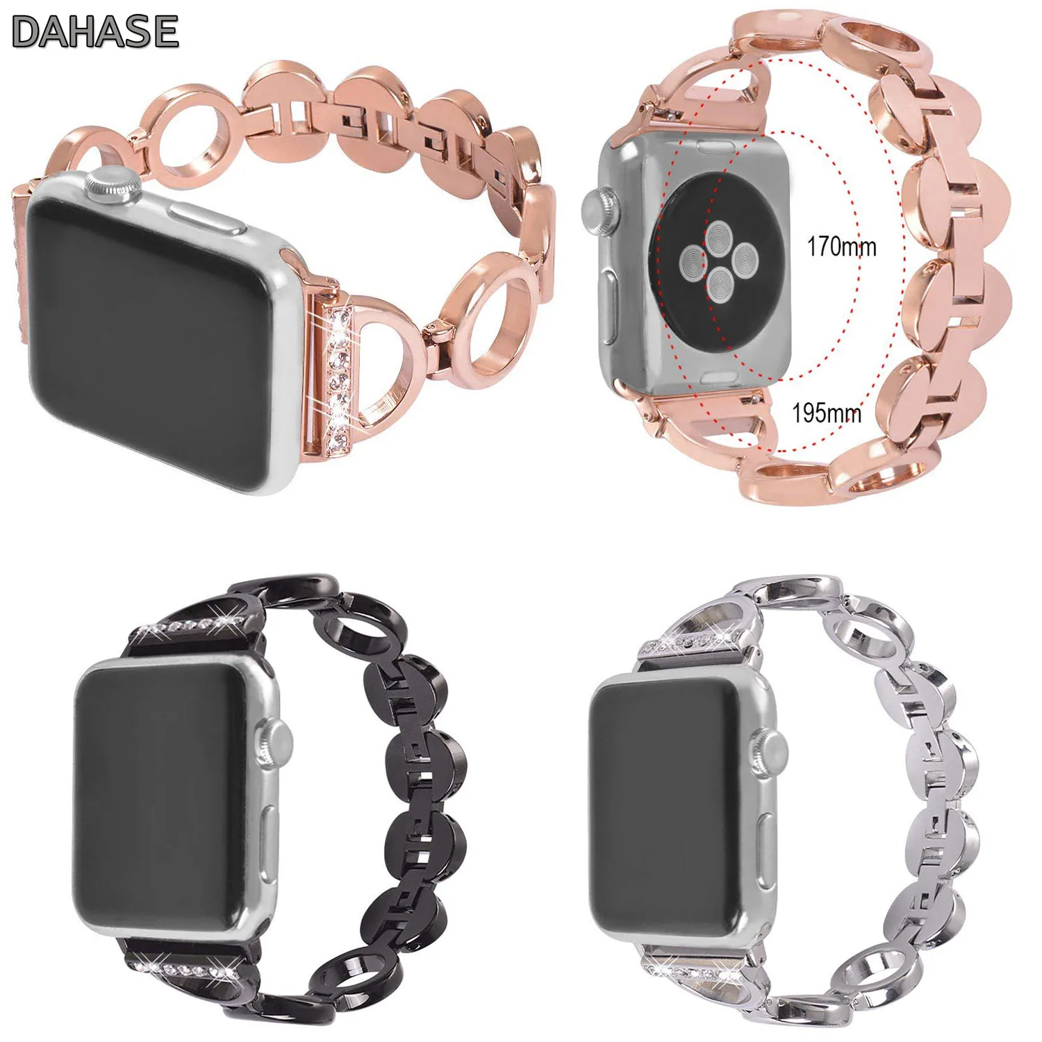 rhinestone apple watch band
