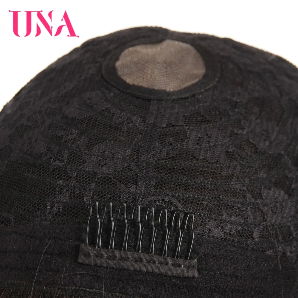 UNA Brazilian Human Hair Wig Loose Wave Wig 20" Non-Remy Hair Mono Web Top Color #1 #1B #2 #4 #27 #30 #33 #99J #BUG #350 #2/33