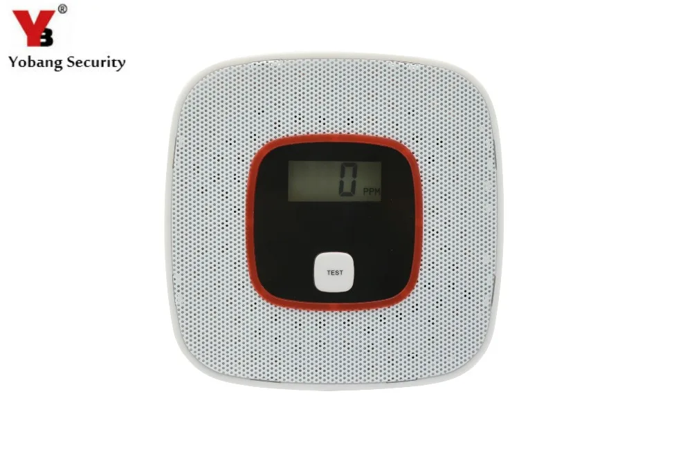 

YobangSecurity Home Security Independent Carbon Monoxide Poisoning Alarm Detector LCD Display Photoelectric Co Gas Sensor