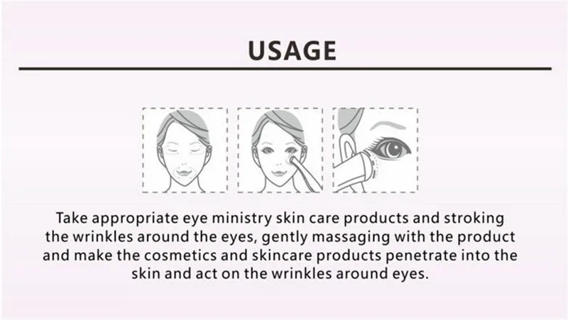 Removedor de Rugas Nova Geração Handheld Face Lift Shaping Micro Vibração Massageador Facial Mini Caneta Massagem Olho Eletrônico 12 High Quality Beleza e saúde