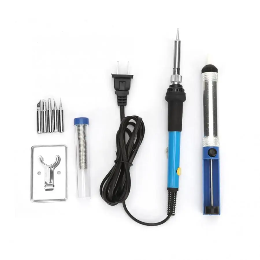 Portable Handle Adjustable Temperature Electric Soldering Welding Iron Set 60W US Plug 110V Soldering Iron