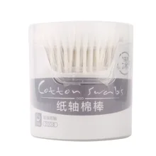 200 шт./кор. компактный Размеры натуральный ватные палочки деревянные палочки для носа, чистка ушей Косметика домашней заботы о здоровье, ватных палочек