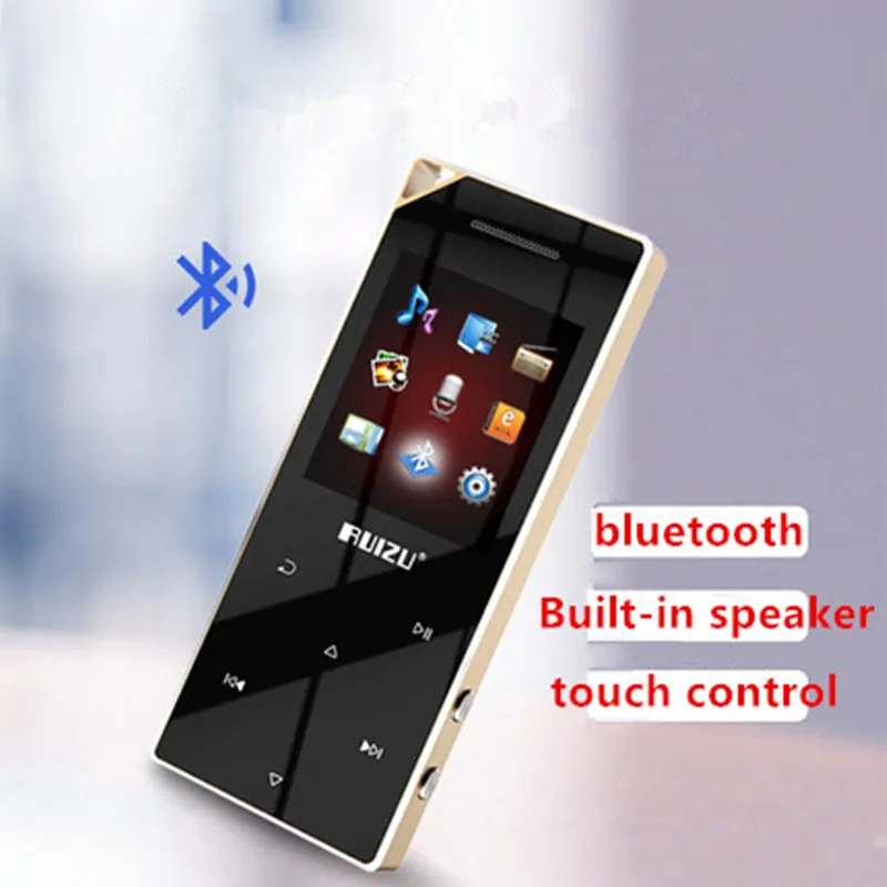 Продукт RUIZU D05 Mp3 bluetooth плеер 8 Гб 16G хранение 1,8 дюймовый экран воспроизведение высокое качество fm-радио электронная книга Музыка MP3-плеер