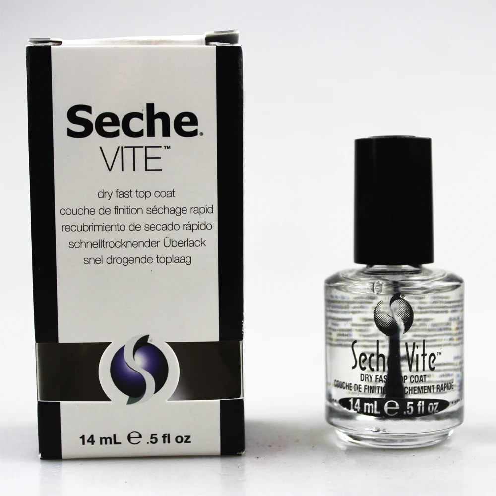 

From USA Original SECHE VITE Dry Fast Top Coat Bright Oil 15ml Salon Nail Care Beauty Tool Guaranteed Non-yellowing 695