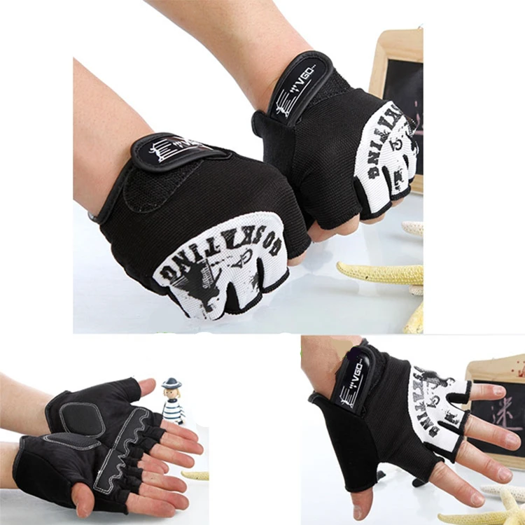 

Original VGO BattleField 1 Skating Sports Half Finger Elastic Gloves Handglove for Skating Skateboard Bicycle Cycling Racing