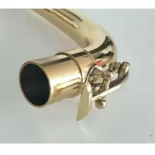 Баритон для саксофона на шею золотой лак латунный материал 21,9 мм