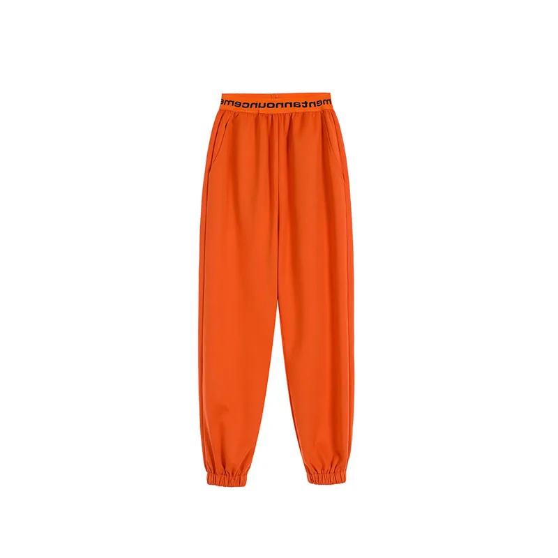 

2019 Hip Hop Pants High Waist Loose Harem Pants Women Slim Pants Hip Hop Casual Trouser
