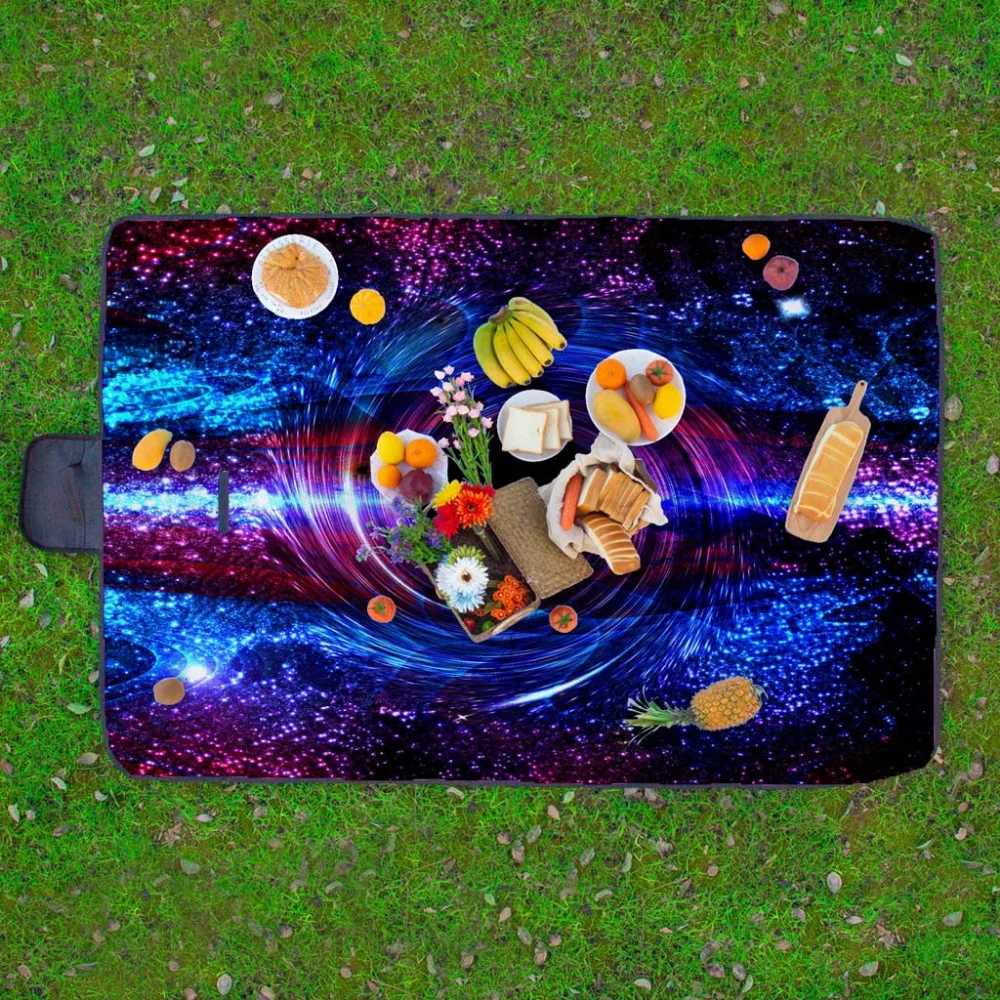 2019 Waterproof outdoor camping mat picnic blanket beach carpet folding travel beach mat camping mat inflatable sleeping 40J3 (1) - 