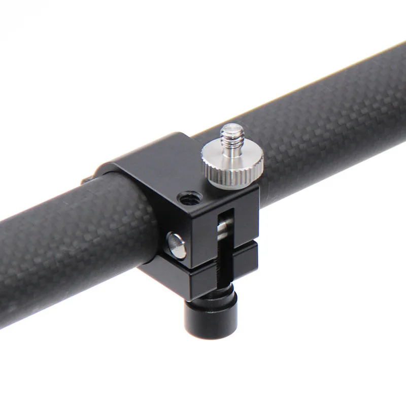 Single 25mm Rod Clamp Hole w 14-20 Screw for DJI Ronin-M Rod Clamp Rig Fr DSLR Camera Foto Studio Accessories C1258  (2)