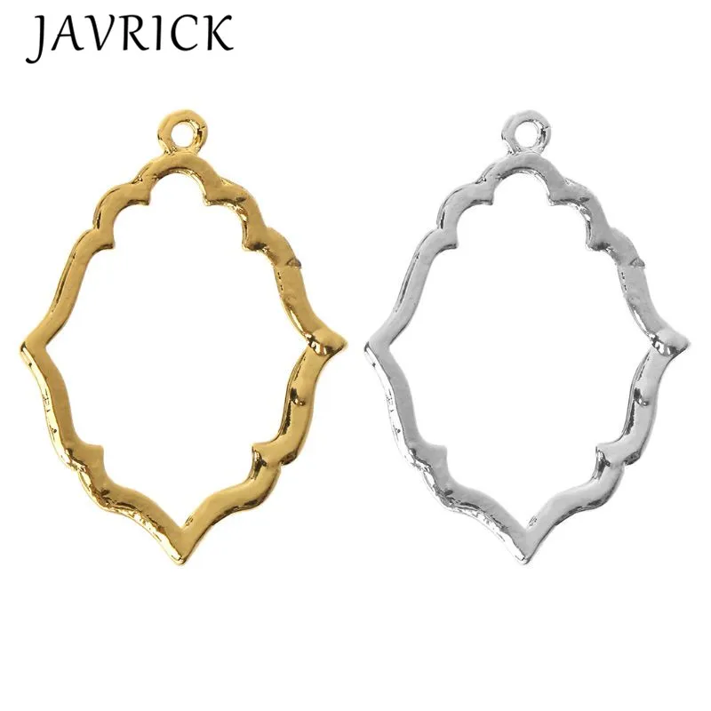 

5 Pcs Magic Mirror Crystal Glue UV Resin Alloy Metal Frame DIY Crafts Handmade Necklace Pendant Jewelry Making